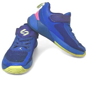 Air Jordans Blue Sneakers boys sz 11C